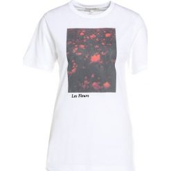 T-shirty damskie: MALAIKARAISS LES FLEURS Tshirt z nadrukiem white