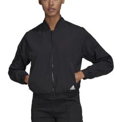 ADIDAS WOVEN BOMBER JACKET > FI6737. Kurtki damskie Adidas, l, bez wzorów, z poliesteru, street, bez kaptura. Za 279,99 zł.