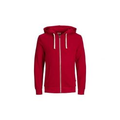 Bluzy Jack Jones 12136884 HOLMEN. Czerwone bluzy męskie Jack & Jones, s, bez wzorów, bez kołnierzyka, bez rękawów, bez kaptura. Za 92,18 zł.