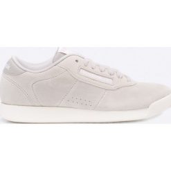 Reebok Classic - Buty Princess Woven. Szare buty sportowe damskie marki Reebok Classic, bez wzorów, ze skóry, sportowe, reebok classic. W wyprzedaży za 199,90 zł.