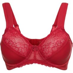 Biustonosz minimizer bonprix czerwony chili. Czerwone biustonosze bonprix, bez wzorów. Za 44,99 zł.