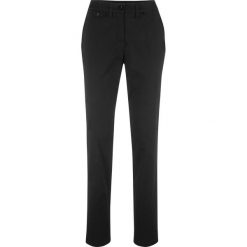 Spodnie chino STRAIGHT bonprix czarny. Czarne spodnie damskie bonprix, bez wzorów. Za 79,99 zł.