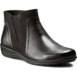 Botki CAPRICE - 9-25471-27 Black Comb 019. Czarne botki damskie skórzane marki Caprice. W wyprzedaży za 199,00 zł.
