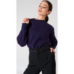 Trendyol Sweter z bufiastym rękawem - Purple. Fioletowe bez kategorii Trendyol, z dzianiny. W wyprzedaży za 45,98 zł.