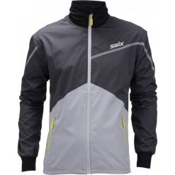 Swix kurtka sportowa męska Xtraining czarny/szary XL. Szare kurtki sportowe męskie Swix, xl, bez wzorów, bez kaptura, narciarskie. W wyprzedaży za 309,00 zł.
