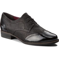 Jazzówki damskie: Oxfordy TAMARIS – 1-23232-30 Black/Blk Pat. 063