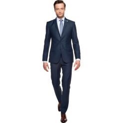 Garnitury: garnitur avion 311 granatowy slim fit