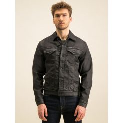 Kurtka jeansowa Calvin Klein Jeans Coated Denim J30J314385. Czarne kurtki męskie Calvin Klein Jeans, m, bez wzorów, z elastanu, bez kaptura. W wyprzedaży za 469,00 zł.