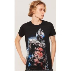 Koszulka piżamowa Batman - Czarny. Czarne piżamy męskie marki House, s, z motywem z bajki. Za 49,99 zł.
