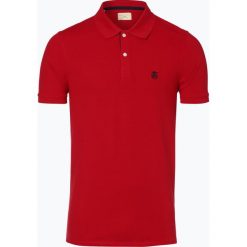 Selected - Męska koszulka polo - Shharo, czerwony. Czerwone koszulki męskie marki Selected, m, bez wzorów, bez rękawów. Za 99,95 zł.