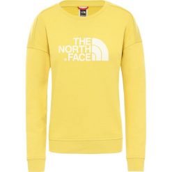 Bluza The North Face Drew Peak Crew T93S4GZBJ - żółty. Żółte bluzy damskie The North Face, s, bez wzorów, bez rękawów, bez kaptura. Za 223,99 zł.
