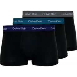 Calvin Klein bokserki męskie Low Rise Trunk 3pak XL czarny. Czarne bokserki męskie Calvin Klein, bez wzorów, z gumy. Za 179,00 zł.