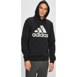 Adidas Performance - Bluza. Czarne bluzy męskie adidas Performance, s, z nadrukiem, z bawełny, z kapturem, bez rękawów, z kapturem. W wyprzedaży za 219,90 zł.