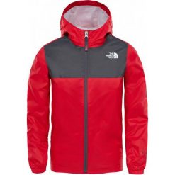 The North Face Kurtka Chłopięca B Zipline Rain Jacket Tnf Red/Graphite Grey S. Szare kurtki chłopięce marki The North Face, sportowe. Za 259,00 zł.