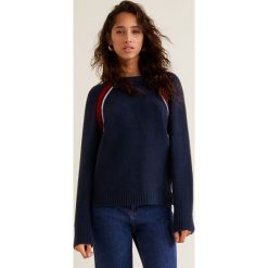 Mango - Sweter Bandida. Czarne swetry klasyczne damskie Mango, l, z dzianiny, z okrągłym kołnierzem. Za 119,90 zł.