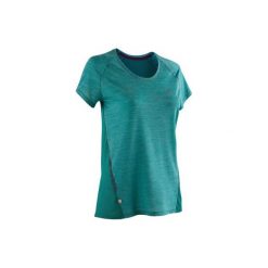 Koszulka do biegania RUN LIGHT damska. Różowe t-shirty damskie marki KALENJI, z elastanu. Za 39,99 zł.