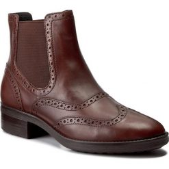 Sztyblety GEOX - D Ettiene B D746BB 00043 C6000 Brown. Brązowe botki damskie skórzane Geox, eleganckie. W wyprzedaży za 349,00 zł.