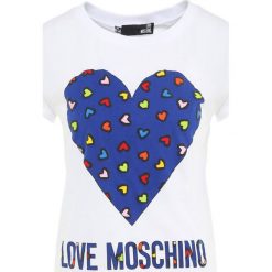 Odzież damska: Love Moschino Tshirt z nadrukiem white