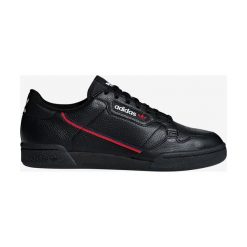 Adidas Originals Continental 80 Tenisówki Czarny. Czarne trampki męskie adidas Originals, bez wzorów, ze skóry, bez zapięcia. Za 430,95 zł.