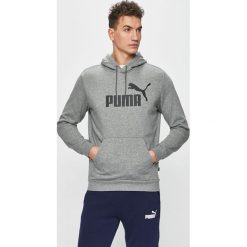 Puma - Bluza. Szare bluzy męskie Puma, xl, z nadrukiem, z elastanu, z kapturem, bez rękawów, z kapturem. Za 249,90 zł.