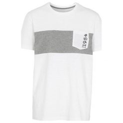 Cellbes T-shirt biały male biały XXL. Białe t-shirty męskie Cellbes, xxl, z nadrukiem, z dżerseju, sportowe, z okrągłym kołnierzem. Za 79,00 zł.