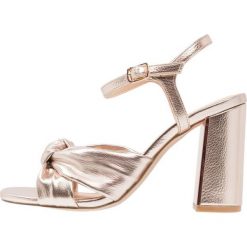 Rzymianki damskie: Office SNAP Sandały na obcasie rose gold