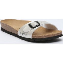 Buty damskie: Klapki w kolorze kremowym
