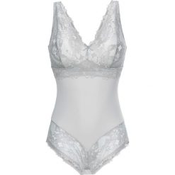 Body bonprix matowy srebrny - beżowy. Szare bluzki body bonprix, z haftami. Za 79,99 zł.