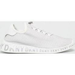 Dkny - Buty Mel-Lace Up Sneake. Szare buty sportowe damskie DKNY, bez wzorów, z materiału, sportowe. Za 469,90 zł.
