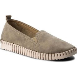 Półbuty TAMARIS - 1-24625-20 Taupe 341. Szare półbuty damskie skórzane marki Tamaris, na płaskiej podeszwie. W wyprzedaży za 179,00 zł.