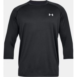 Under Armour Koszulka męska Tech Power Sleeve czarna r. M (1253535-003). Czarne t-shirty męskie Under Armour, m. Za 95,66 zł.
