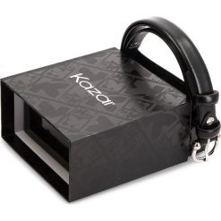 Pasek Damski KAZAR - 33204-01-00 80 Black. Czarne paski damskie Kazar, w paski, ze skóry, klasyczne. Za 169,00 zł.