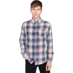 Jack & Jones Knox Koszula Niebieski Różowy. Różowe koszule męskie Jack & Jones, l, w kratkę, z bawełny, bez kołnierzyka, z długim rękawem. Za 178,95 zł.