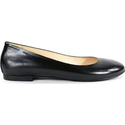 BALERINY DAMSKIE ACO 5754 CZA. Baleriny damskie ACORD, bez wzorów, ze skóry, bez obcasa. Za 159,00 zł.