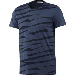 Adidas Koszulka Neo Animal Pattern granatowa r. S (G82424). Szare koszulki sportowe męskie Adidas, m. Za 49,90 zł.