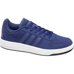 Sneakersy męskie adidas Vs Hoops Low adidas niebieskie. Niebieskie sneakersy męskie Adidas, bez zapięcia. Za 239,90 zł.