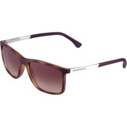 Emporio Armani Okulary przeciwsłoneczne havana. Brązowe okulary przeciwsłoneczne damskie Emporio Armani. W wyprzedaży za 487,20 zł.
