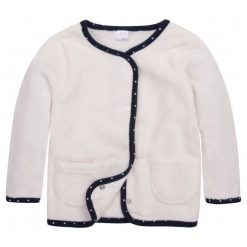 Bluzy dziewczęce: Polarowa, rozpinana bluza dla niemowlaka