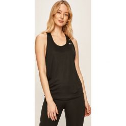 Reebok - Top. Czarne topy damskie Reebok, s, bez wzorów, z poliesteru, bez rękawów. W wyprzedaży za 59,90 zł.