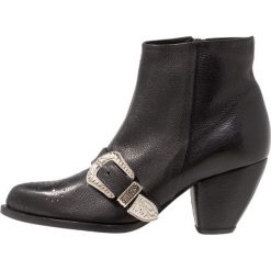 Alberto Zago Ankle boot nero. Czarne botki damskie skórzane Alberto Zago. Za 929,00 zł.