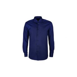 Koszule z długim rękawem Trussardi 32C08SINT. Niebieskie koszule męskie Trussardi, m, bez wzorów, bez kołnierzyka, z długim rękawem. Za 189,00 zł.