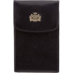 Etui na wizytówki 10-2-151-1. Czarne portfele damskie marki Wittchen, bez wzorów. Za 99,00 zł.