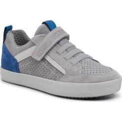 Sneakersy GEOX - J Kilwi B. E J02A7E 0CL22 C0069 S Grey/Royal. Szare trampki chłopięce Geox, bez wzorów, ze skóry, na rzepy. W wyprzedaży za 249,00 zł.