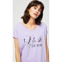Bluzka oversize z nadrukiem. Bluzki damskie Moodo, xs, z nadrukiem. Za 5,99 zł.