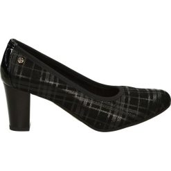 Czółenka - 5137 855-83NE. Czarne buty ślubne damskie Venezia, ze skóry. Za 219,00 zł.