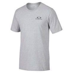 Oakley Koszulka Ct-Icon 2 Heather Grey M. Szare koszulki sportowe męskie marki Oakley, m, z krótkim rękawem, na fitness i siłownię. W wyprzedaży za 99,00 zł.