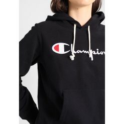 Bluzy rozpinane damskie: Champion Reverse Weave CLASSIC HOODIE LOGO CHEST Bluza z kapturem black
