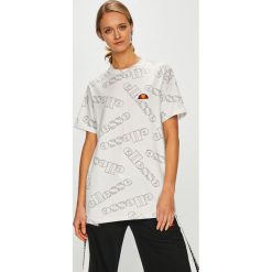 Ellesse - Top. Białe bluzki damskie marki Ellesse, s, bez wzorów, z bawełny, casualowe, z okrągłym kołnierzem, z krótkim rękawem. W wyprzedaży za 99,90 zł.