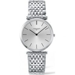 LONGINES LA GRANDE CLASSIQUE L4.755.4.72.6. Szare zegarki męskie LONGINES, ze stali. Za 4260,00 zł.
