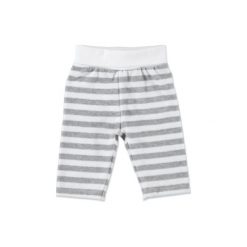 STEIFF Baby Nicki Spodnie jogging paski softgrey. Szare spodnie chłopięce marki Steiff, w paski, z bawełny. Za 99,00 zł.
